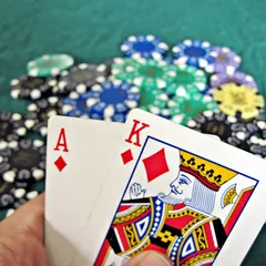 Blackjack table